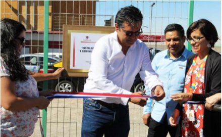 Codelco y Liga Chuquicamata inauguran cancha de futbolito