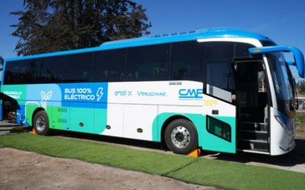 CMP estrena primera flota de buses 100% eléctrica para la minería