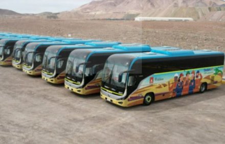 División Salvador de Codelco estrena flota de buses 100% eléctricos para trabajadores y contratistas