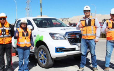 Chuquicamata avanza en electromovilidad y realiza pruebas de camioneta 100% eléctrica